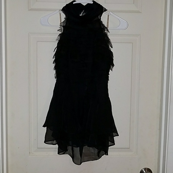 🍬OFFERS🍬 layered black top, size S - Picture 2 of 7